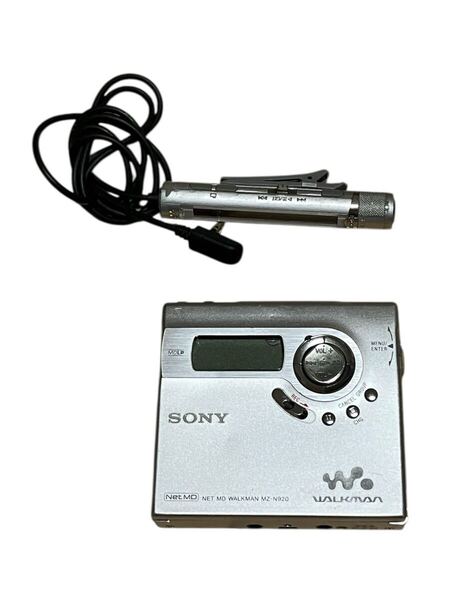 【動作確認済】 SONY MZ-N920 ソニー MDプレーヤー WALKMAN MDウォークマン レコーダー ジャンク