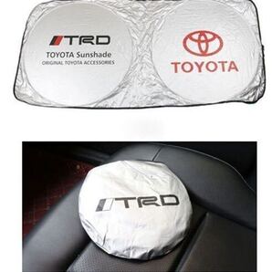TRDロゴサンシェード 送料無料!TOYOTA スープラ アクア 86 レビン ヤリス トレノ マークX チェイサー ヴィッツ