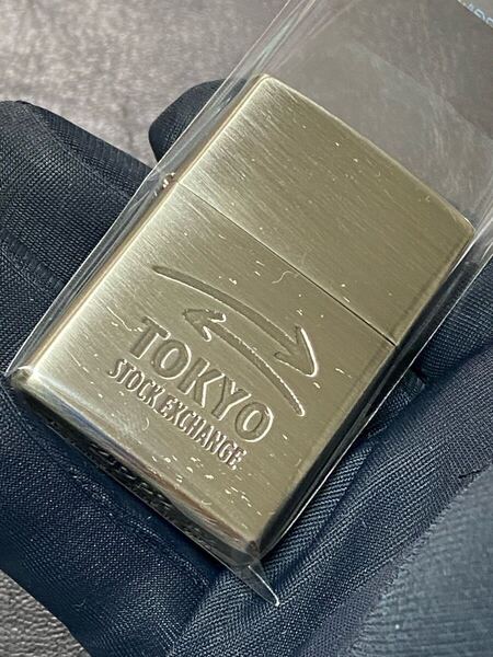 zippo TOKYO STOCK EXCHANGE 前面刻印 希少モデル ヴィンテージ 1999年製 シルバーインナー 1999年製