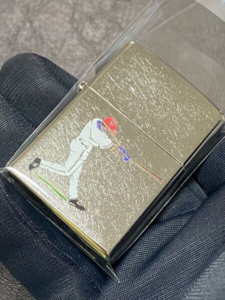 zippo 野球 シルバーダスト 特殊加工 希少モデル 2017年製 ② シルバーインナー 2017年製