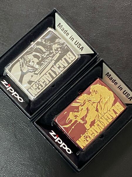 zippo ブラックラグーン バラライカ レヴィ 2点 アニメ 特殊加工 希少モデル 2024年製 BLACK LAGOON ケース 保証書付き