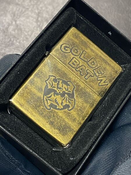 zippo ゴールデンバット 1937レプリカ ゴールド 希少モデル ヴィンテージ 1995年製 GOLDEN BAT シルバーインナー 1996年製 ケース 保証書
