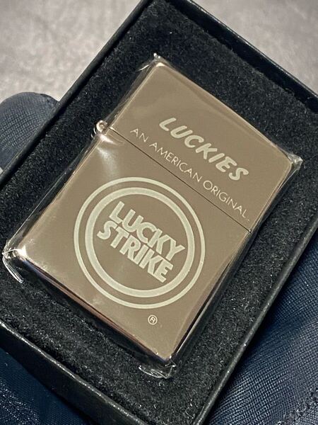 zippo ラッキーストライク ヴィンテージ 限定品 ブラウンメタリック 希少モデル 1996年製 LUCKY STRIKE ケース 保証書付き