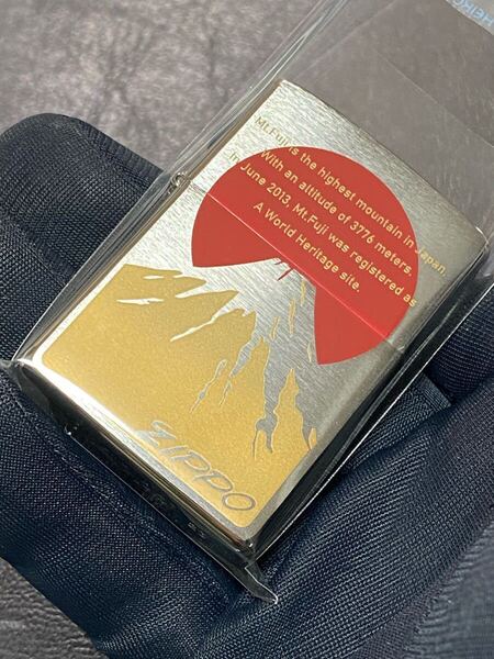 zippo 富士山 前面加工 シルバー 希少モデル 2023年製 シルバーインナー 2023年製