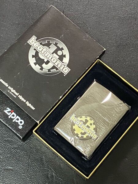 zippo ビートマニア メタル 限定品 特殊加工 希少モデル ヴィンテージ 1998年製 beatmania シリアルナンバー NO.0455 専用ケース 保証書付