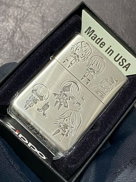 zippo ニーア オートマタ ミニキャラ アニメ 3面加工 希少モデル 2022年製 NieR:Automata ケース 保証書付き