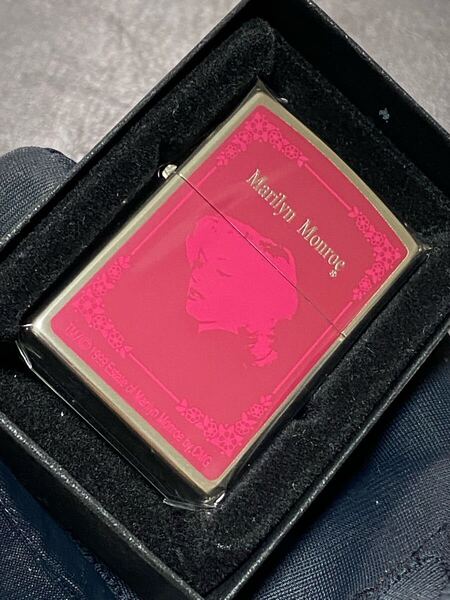 zippo Marilyn Monroe 特殊加工 希少モデル ヴィンテージ 1999年製 マリリンモンロー シルバーインナー 1999年製 ケース 保証書付き