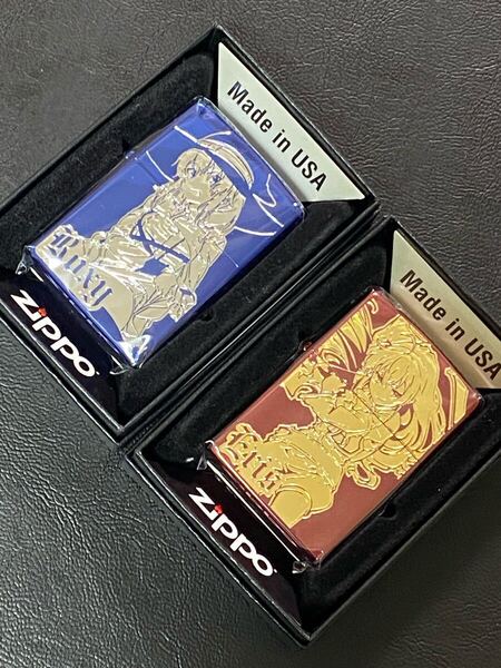 zippo 無職転生 異世界行ったら本気だす 2点 エリス ロキシー 両面加工 希少モデル 2024年製 アニメ Eris Roxy ケース 保証書付き