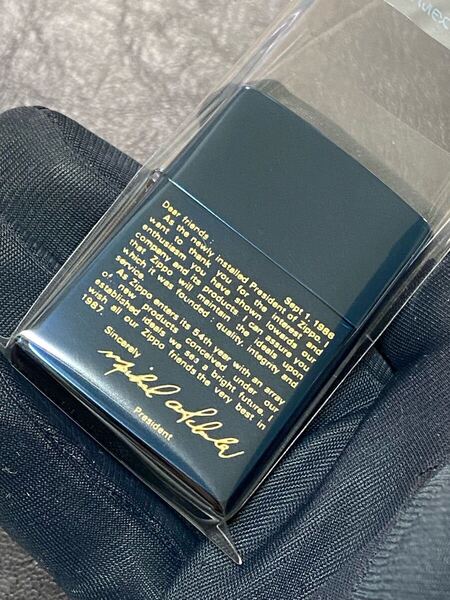 zippo ブルーチタン ヴィンテージ 前面刻印 希少モデル 1999年製 シルバーインナー 2000年製