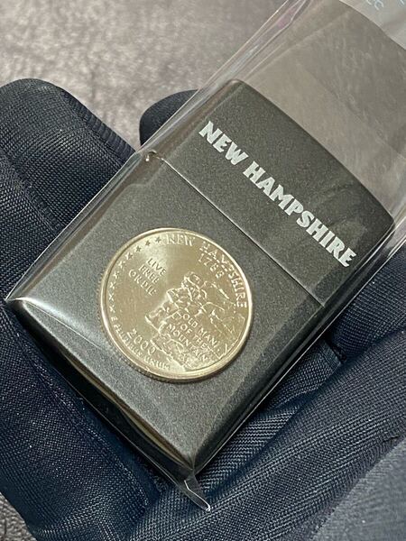 zippo STATE QUARTERS NEW HAMPSHIRE 25セント硬貨 希少モデル ヴィンテージ 2000年製 シルバーインナー 2000年製