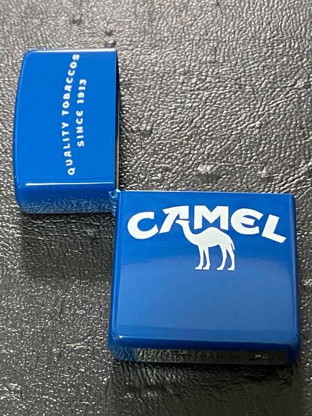 zippo キャメル 両面加工 限定品 外側ケース アウター ブルー 希少モデル 2020年製 CAMEL QUALITY TOBACCOS