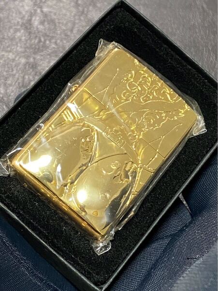 zippo コブラ ドミニク ゴールド ヒップメタル 希少1桁 NO.0008 限定品 2001年製 COBRA シリアルナンバー NO.0008 専用ケース 保証書付き