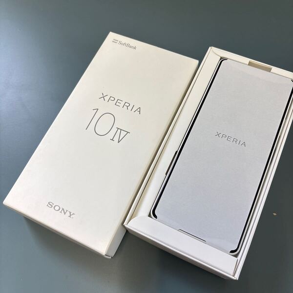 ジャンク 未使用 新品 SONY Xperia 10 IV A202SO ホワイト softbank 本体 SIMフリー 本体