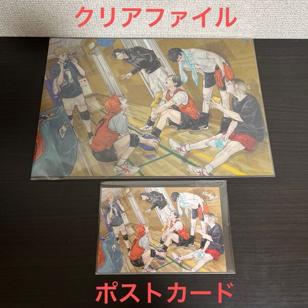 送料無料♪ハイキュー ジャンプGIGA♪古舘春一描き下ろし ハイキュー!! 【クリアファイル】+【ポストカード】♪東京遠征2013夏