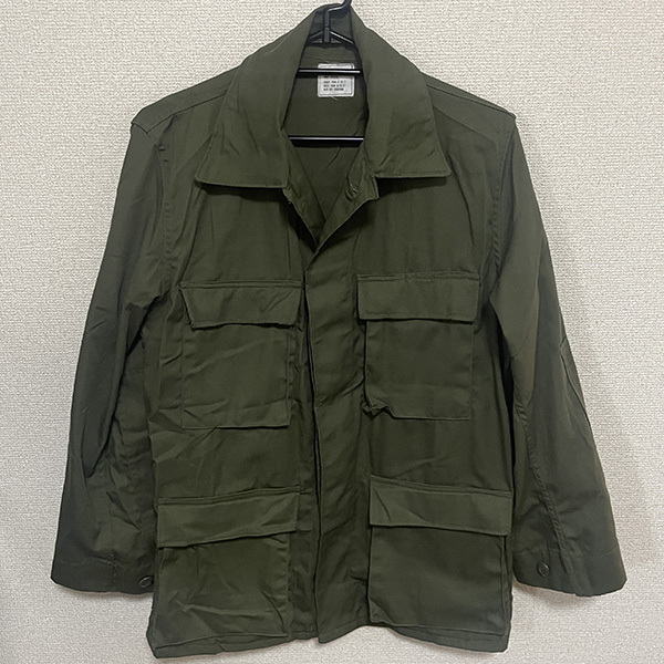 送料無料 米軍 BDU ジャケット ファティーグジャケット ノンリップ S-R オリーブ US ARMY ミリタリー ワーク アメカジ ヴィンテージ 古着