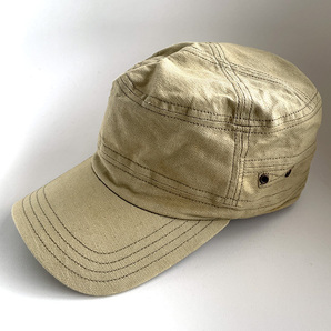 送料無料 Grace Hats ワークキャップ フリーサイズ 無地 カーキ 帽子 キャスケット アメカジ アウトドア スポーツ ヴィンテージ 古着