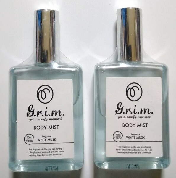 g.r.i.m グリム ボディミスト ホワイトムスク (香水 フレグランス) 2本セット 3520円分