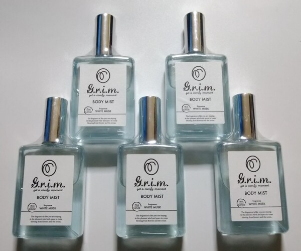 g.r.i.m グリム ボディミスト ホワイトムスク (香水 フレグランス) 5本セット 8800円分