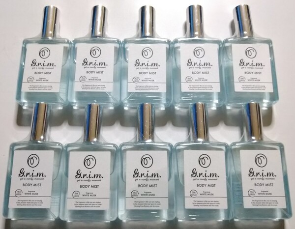 g.r.i.m グリム ボディミスト ホワイトムスク (香水 フレグランス) 10本セット 17600円分
