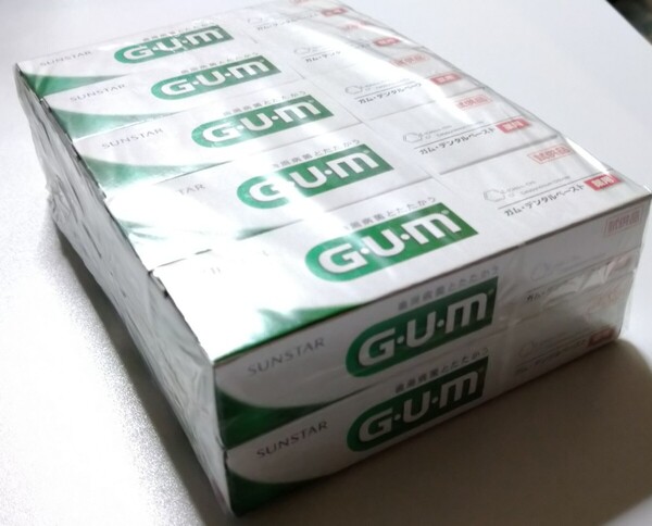 SUNSTAR GUM ガムデンタルペースト 薬用歯磨き粉 10本 日本製