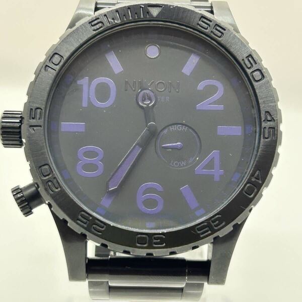■NIXON ニクソン THE 51-30 10J ブラック 腕時計 (電池交換済)