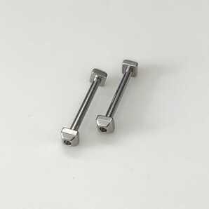 18mm 腕時計 修理交換パーツ ラグ ピン チューブ ネジ シルバー 【対応】カルティエ パシャ35 パシャC Cartier