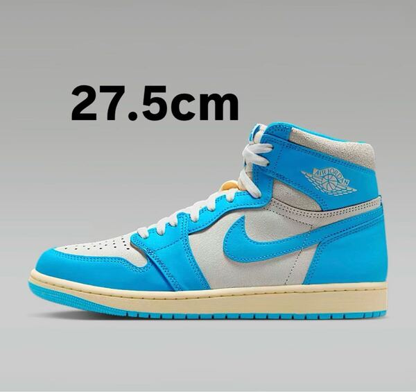 27.5cm NIKE AIR JORDAN 1 HIGH OG UNC Reimagined ナイキ エアジョーダン AJ1 ノースカロライナ 復刻 chicago bred Travis Scott Low
