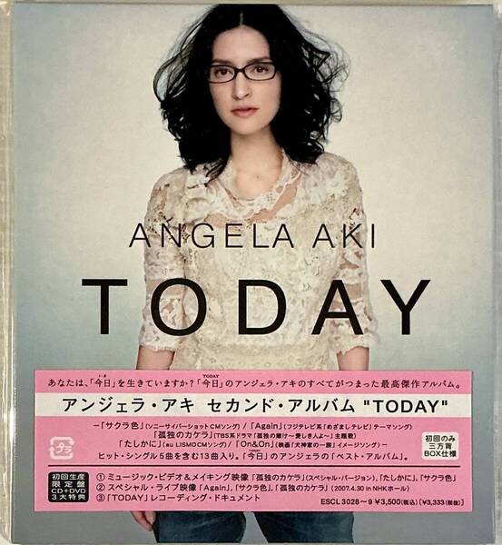 ☆ 未開封 アンジェラ・アキ TODAY 初回盤 CD+DVD
