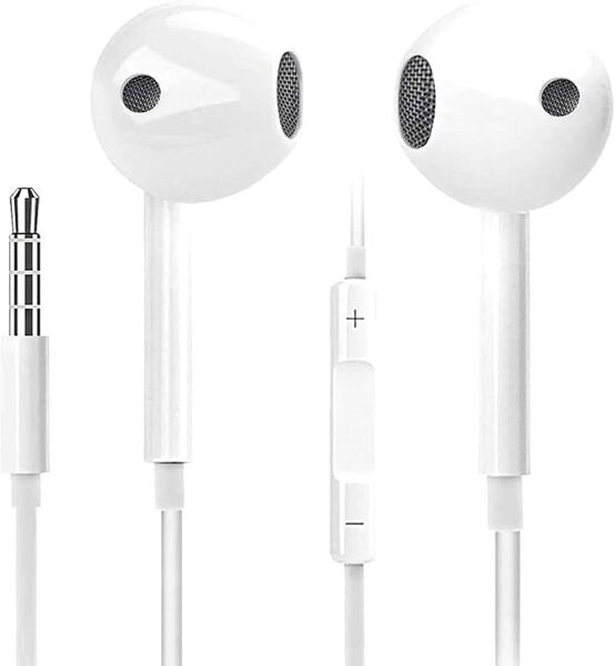 【2025新版 】iphone イヤホン 有線 ヘッドホン リモコン付き コンパクトHIFI音質マイク付き 通話可能 ハイレゾ クリア通話 3.5mm