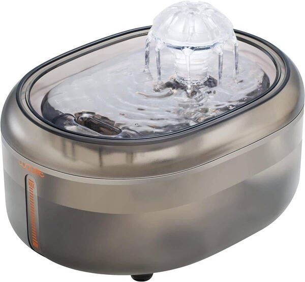 ペット自動給水器 猫 水飲み器 犬 水ボウル ペット給水器 2L容量 2WAY給水 透明タンク 目盛りあり 3重ろ過フィルター 日本語説明書
