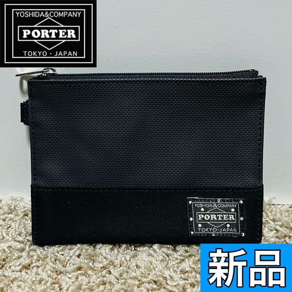 新品 未使用 PORTER ポーター ボーイフレンド ポーチ 財布 バッグ 小銭入れ コインケース ブラック カードケース 吉田カバン 9126