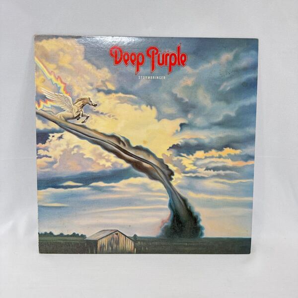 ディープ・パープル 嵐の使者 deep purple stormbringer LP レコード