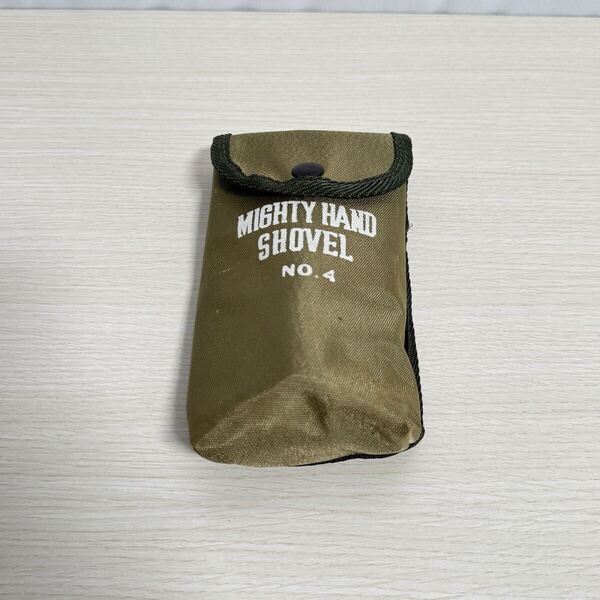 MIGHTY HAND SHOVEL No.4 折りたたみスコップ ケース付き アウトドア ミリタリー スポーツシャベル Q24 H