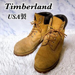 送料無料 USA製 Timberland ティンバーランド 10061 6インチ イエローブーツ プレミアムブーツ サイズ 9W 27cm