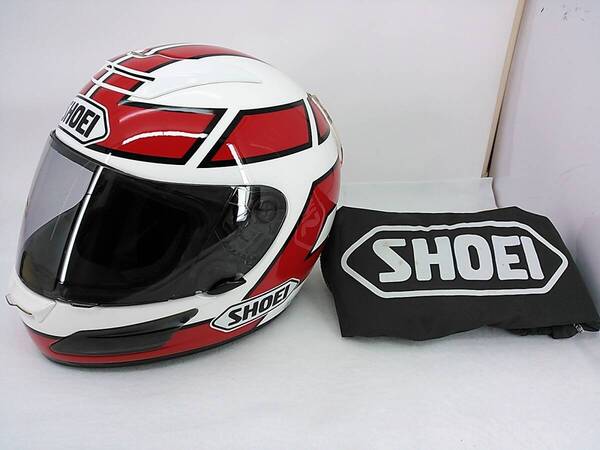 【送料無料】外装美品 数量限定 シリアルナンバー入り SHOEI ショウエイ X-8 SP3 巨摩郡 Lサイズ バリバリ伝説