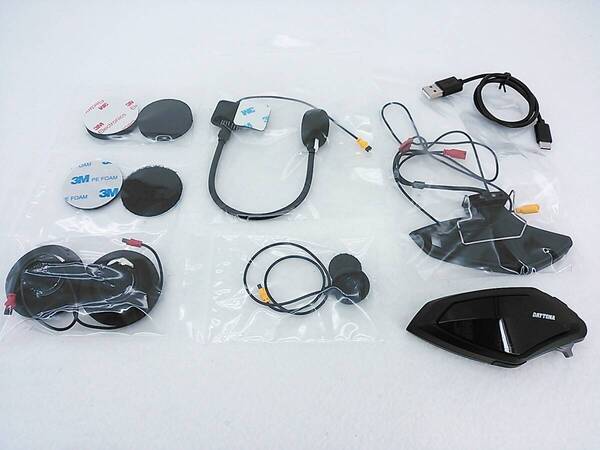【送料無料】DAYTONA デイトナ Bluetooth インカム DT-01 ワイヤー&アームマイク 管19