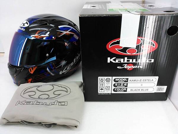 【送料無料】2023年製 OGK KABUTO カブト KAMUI-Ⅲ KAMUI3 ESTELA エステラ S ミラーシールド&元箱付き インナーサンシェード ヘルメット