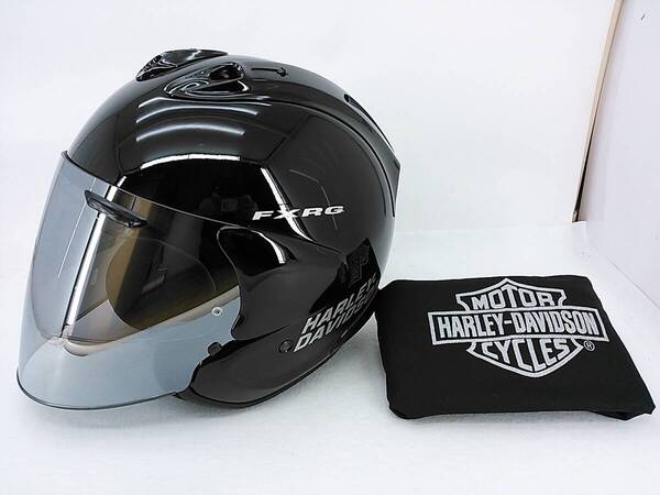 【送料無料】程度上 Arai アライ VZ-RAM FXRG HARLEY DAVIDSON ハーレー Lサイズ ミラーシールド付き ジェットヘルメット