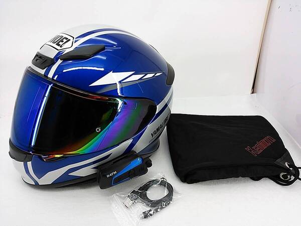 【送料無料】SHOEI ショウエイ Z-7 YAMAHA RACING 2017-18 Mサイズ ミラーシールド インカムのおまけ付き ヤマハ ヘルメット