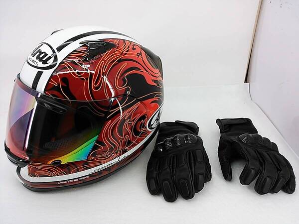 【送料無料】Arai アライ PROFILE プロファイル RIPTIDE リップタイド Mサイズ ミラーシールド付き フルフェイスヘルメット