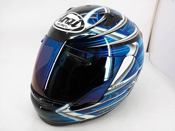 【送料無料】Arai アライ PROFILE プロファイル SPIKE スパイク Lサイズ ミラーシールド付き フルフェイスヘルメット