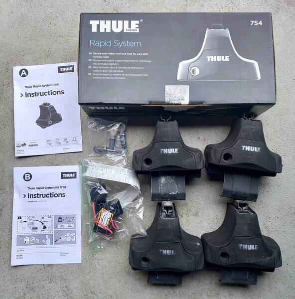 THULE Thule Rapid System Kit 1798 & 754 スーリールーフキャリアフット Mazda CX-3