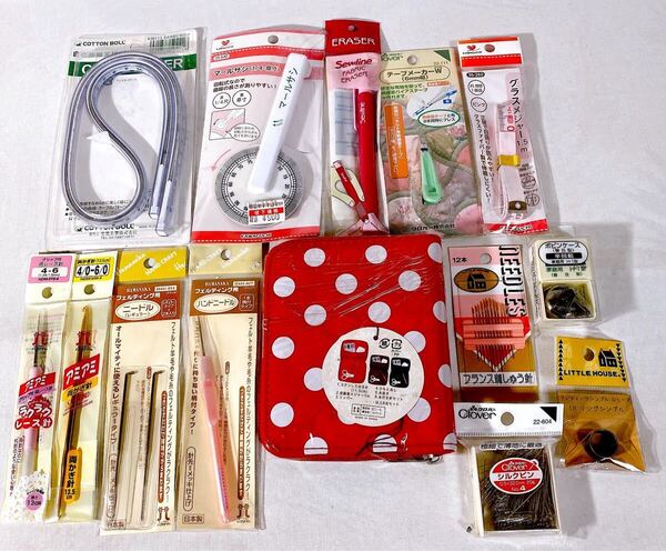 ハンドメイド 裁縫 道具まとめ売り 14点 マールサシ 指カン他