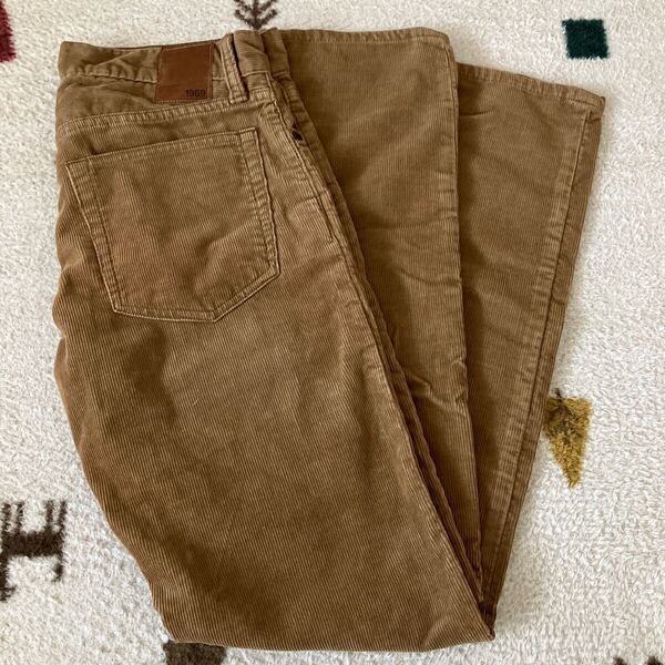 GAP メンズ コーデュロイパンツ コーデュロイジーンズ スリムフィット XS 28×30 ベージュ 未使用 送料無料
