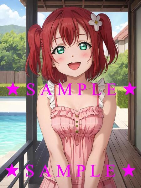 ★ラブライブ!サンシャイン!! Aquors ★黒澤ルビィ★ A4 特大ポスター