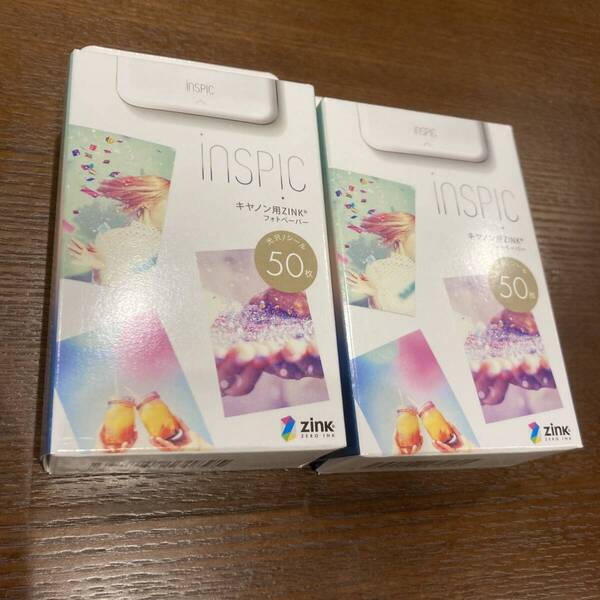 ミニフォトプリンター iNSPiC(インスピック)専用 ZINKフォトペーパー 50枚×2