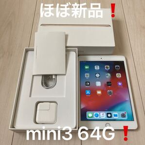 【ほぼ新品】備品完備 Apple iPad mini3 64G Cellular