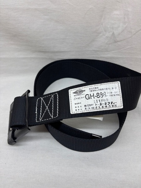 TOYO SAFETY GH-888 胴ベルト 厚生労働省 墜落制止用器具の規格に適合品 ブラック 【318-5】