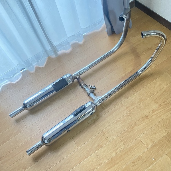 カワサキ Kawasaki W800 純正マフラー KHI K616 W400 W650 W800 EJ800A 現状品【管321】