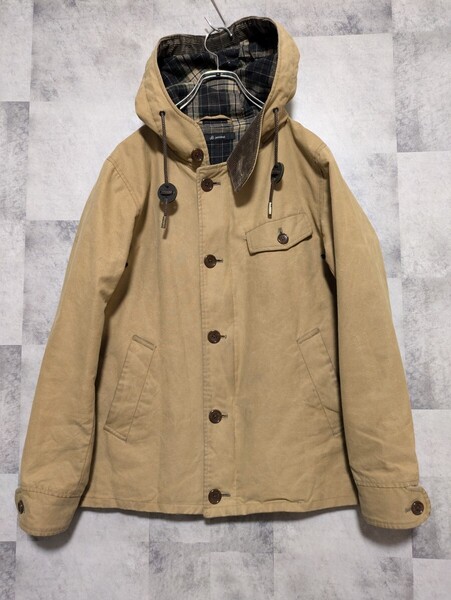 ジョンブル JOHNBULL ブリティッシュミラレーン 社 Barbour用オイルドクロス The British Millerain ハンティングジャケット M OSAGARI